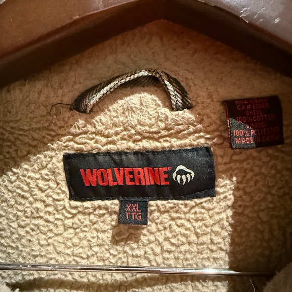 Wolverine Upland Vest Mens 2XL Distressed Grey Twill Sherpa Lined Jordan Davis - Picture 3 of 8